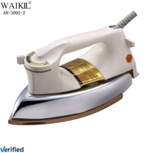 Classic White-Dry Iron with Smooth Soleplate